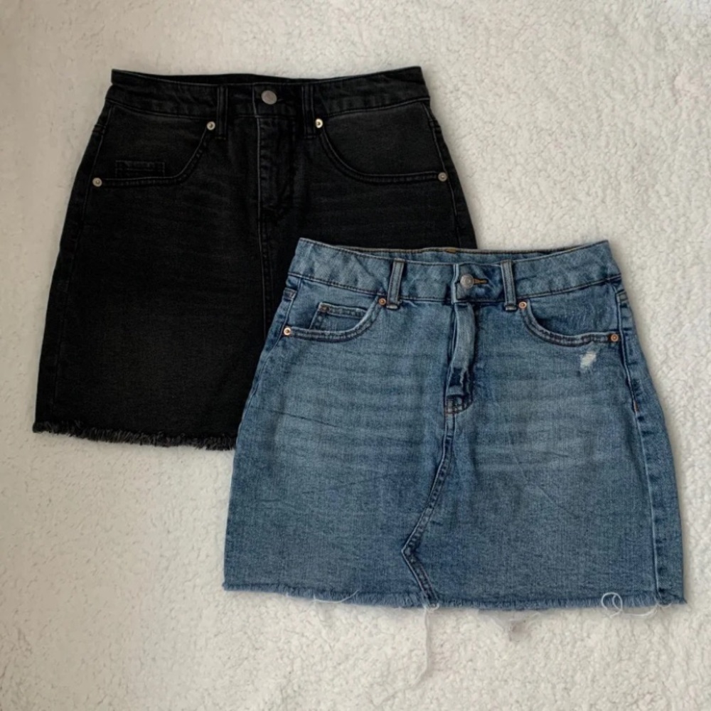 Black & Blue Sz 4 Denim Skirt Bundle
